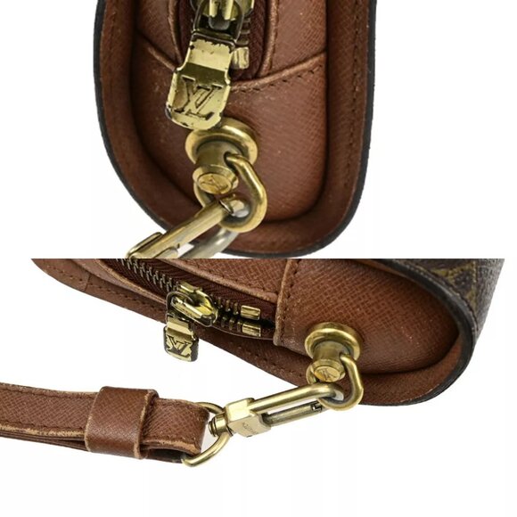 AUTHENTICITY GUARANTEED LOUIS VUITTON Orsay Clutch Hand Bag Monogram Leather - Picture 7 of 16